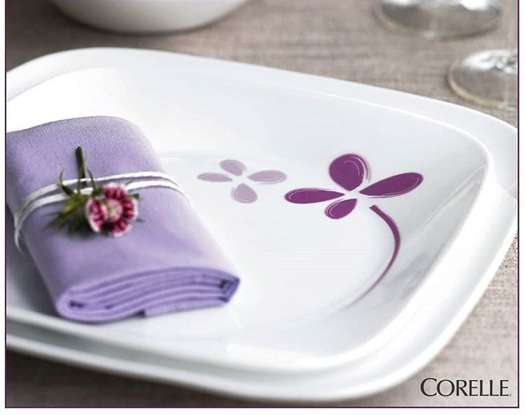 سرویس آرکوپال آمریکایی کورل طرح وارم پنسیس (Warm Pansies)